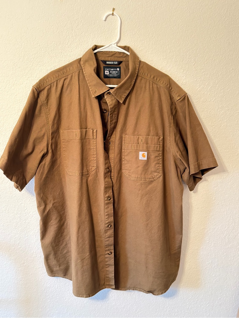 Carhartt Short-Sleeve Button-Front Shirt - Brown
